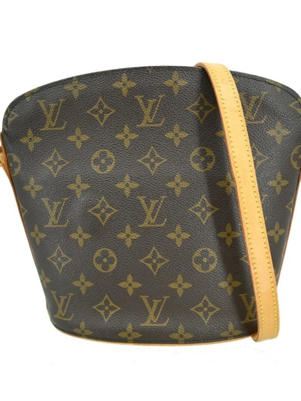 LOUIS VUITTON DROUOT SHOULDER BAG PURSE MONOGRAM